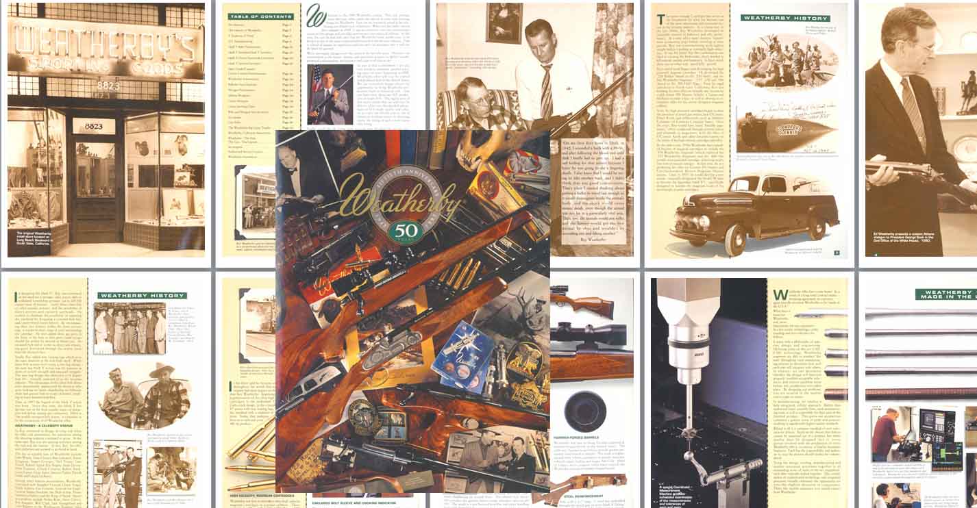 Weatherby 1995 50th Anniversary Gun Catalog - GB-img-0