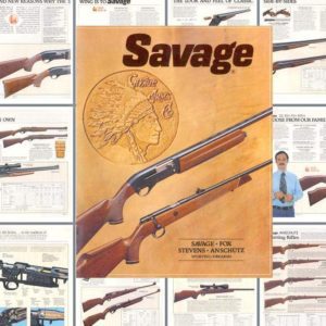Savage 1981 Fox Stevens Anschutz Gun Catalog
