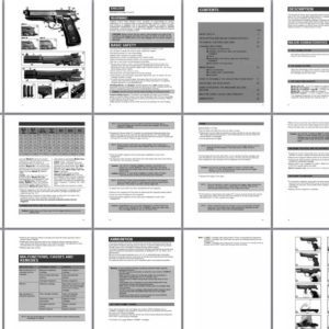 Beretta Model 92 FS (92 e 98; 92 FS Compact; M Type; 96 & 96 Compact) Manual