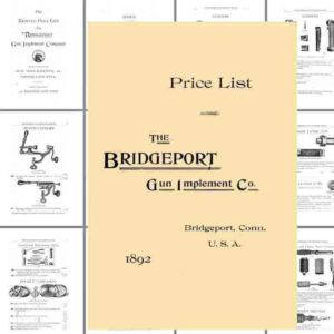 Bridgeport Gun Implement Co. 1892 Reloading Equipment