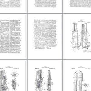 Pedersen 1910 Slide Action High Power Rifle Patent Appl with Images