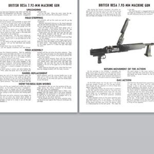 BESA (British) 7.92mm Machine Gun Manual