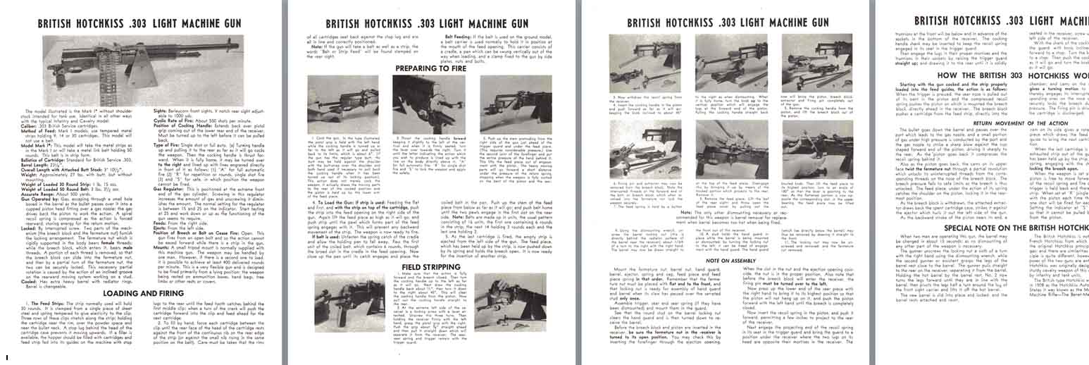 Hotchkiss (British) .303 Light Machine Gun Manual - GB-img-0