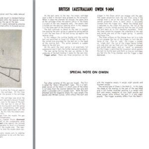 Owen (Australian) 9mm SMG Manual