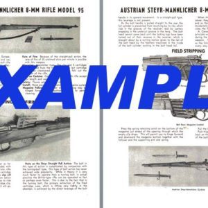 Steyr-Mannlicher (Austrian) 8mm Rifle Model 95