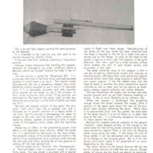 German Recoilless Grenade Discharger (Faustpatrone) Description