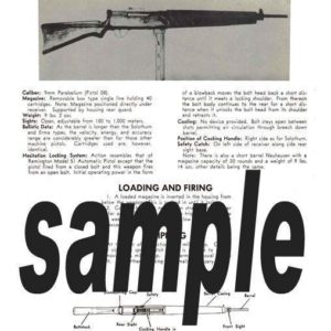 Neuhausen (German) 9mm Machine Pistol Stripping