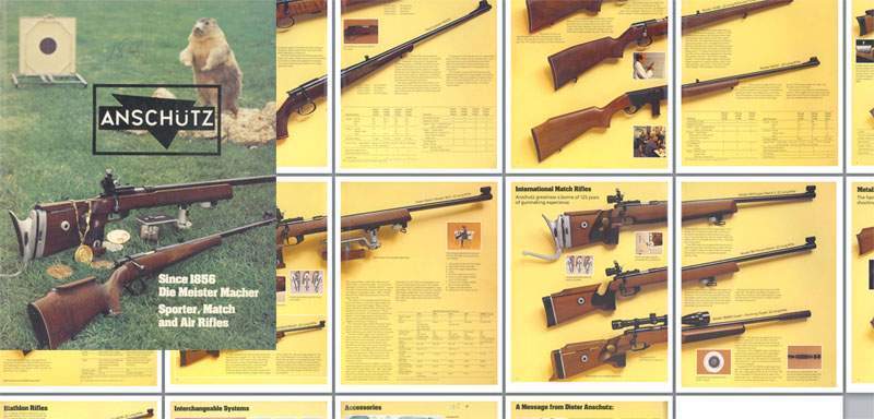Anschutz 1982 Gun Catalog - GB-img-0