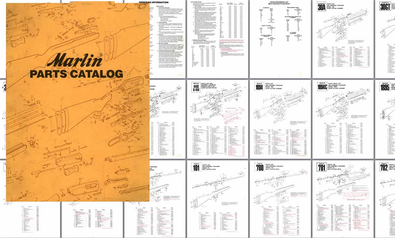 Marlin 1985  Parts Catalog- Exploded Views - GB-img-0