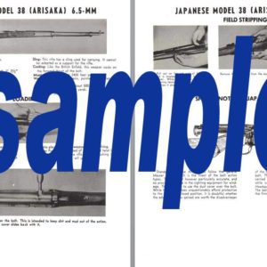 Ariska Model 38 6.5mm Rifle Manual