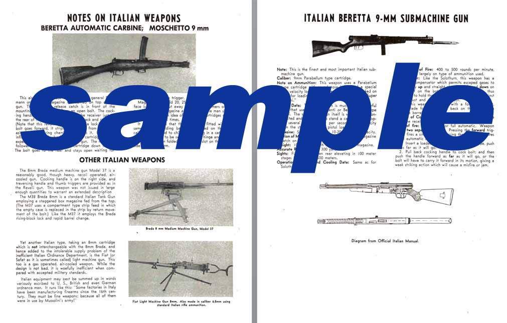 Italian c1950 Machine Guns-Breda M37, Moschetto etc +- GB-img-0