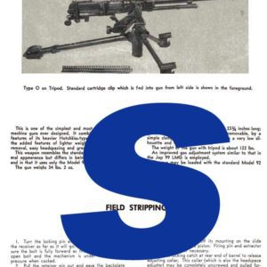 Japanese Heavy Machine Gun 7.7mm type 01 -Desc & Stripping