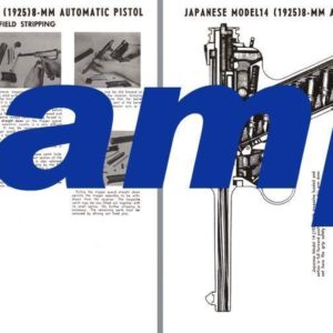 Nambu Model 14 (1925) 8mm Auto Pistol Manual