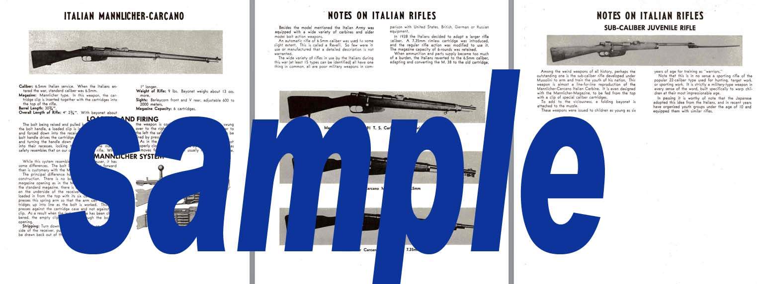 Mannlicher-Carcano Rifle & Notes on Italian Rifles - GB-img-0