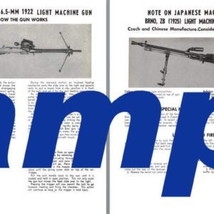 Nambu 6.5 1922 Japanese Light Machine Gun
