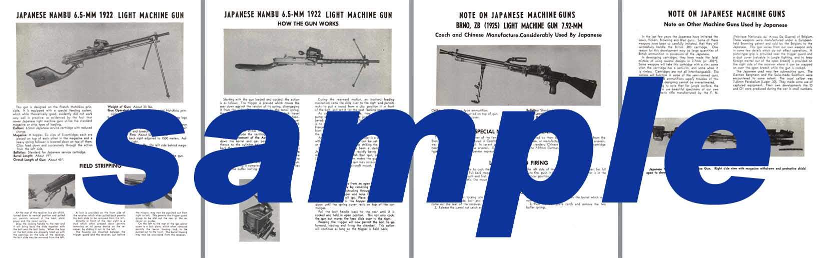 Nambu 6.5 1922 Japanese Light Machine Gun - GB-img-0