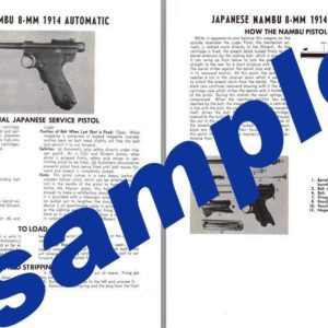 Nambu 8mm 1914 Japanese Automatic Pistol