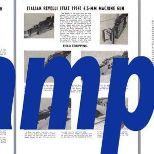 Revelli (Italian Fiat 1914) 6.5mm Machine Gun
