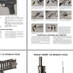 Tokarev 7.62mm Russian Automatic Pistol Manual