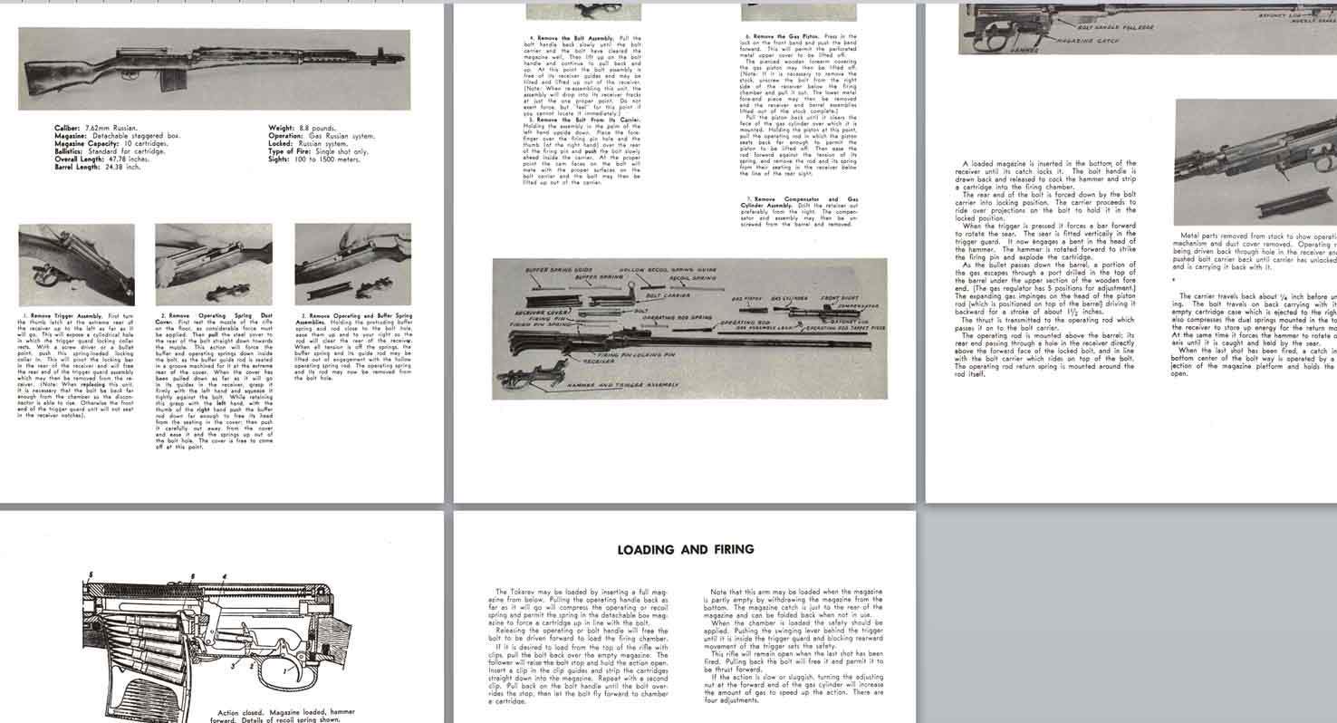 Tokarev 40 Russian Semi-Automatic Rifle Manual - GB-img-0