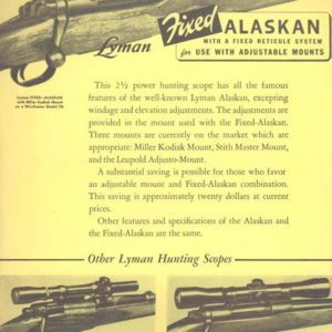 Lyman 1951 Telescope Flyer