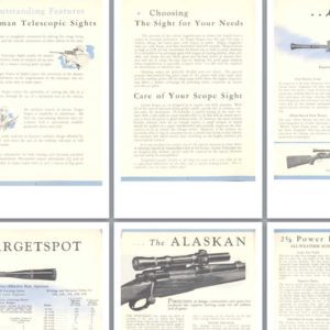 Lyman 1952 Telescopic Sighting Equipment