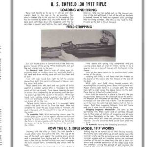 Enfield .30 Model 1917 U.S. Rifle Manual