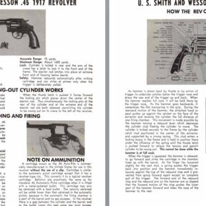 Smith & Wesson U.S. M1917 .45 Revolver Manual-Cutaway