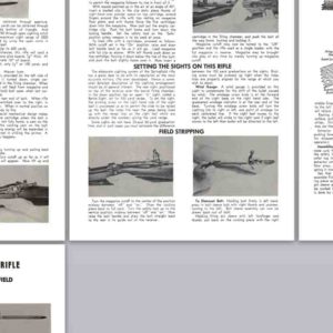 Springfield .30-06 U.S. M1903 Rifle Manual and Cutaway
