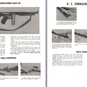 Thompson Submachinegun U.S. M1 Field Stripping