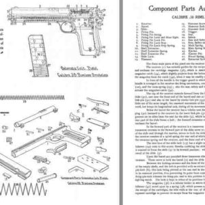 Colt M1902 .38 Automatic Pistol Manual