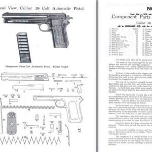 Colt M1902 .38 Pocket Model Automatic Pistol Manual
