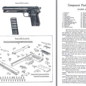 Colt M1902 .38 Sporting Model Automatic Pistol Manual