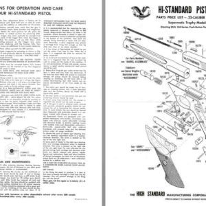 Hi-Standard Supermatic Trophy 104+ Series Manual