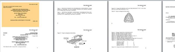 TM-9-1005-315-12-and-P BLANK FIRING ATTACHMENT for .50cal M85 Machine Gun 1981 Maint Manual