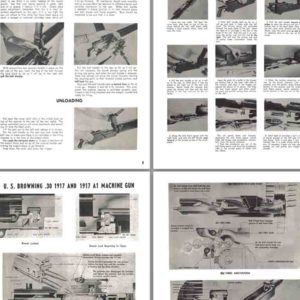 Browning 1917 & 1917A1 .30 Machine Gun Manual c1951