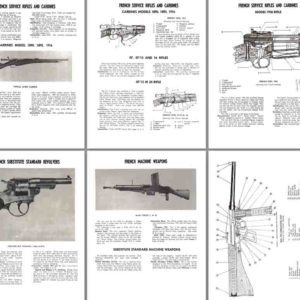 French WWII Service Rifles, Pistols and MGs Characteristics, Operation etc