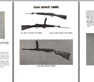 Italian WWII Service Rifles, Pistols & MGs Description & Identification