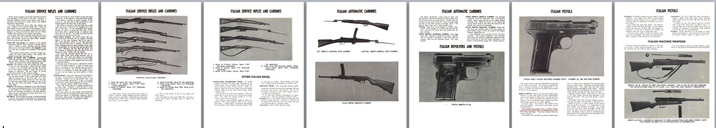 Italian WWII Service Rifles, Pistols & MGs Description & ID - GB-img-0