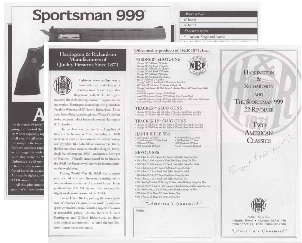 Harrington & Richardson Sportsman 999 Flyer - GB-img-0
