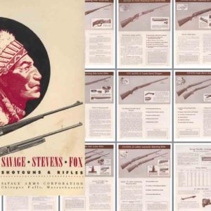 Savage 1952 Stevens Fox Gun Catalog