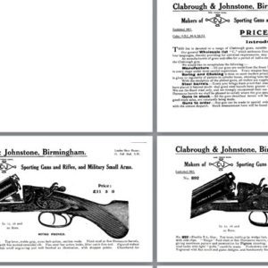 Clabrough & Johnstone 1915 (UK) Gun & Rifle Catalog