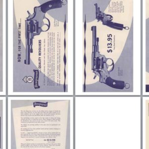 Husqvarna M1887 7.5mm Revolver c1959 Catalog