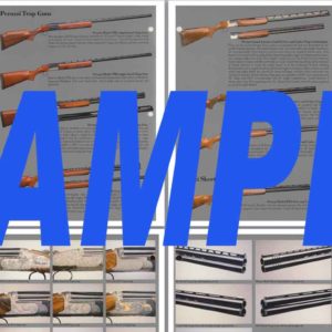 Perazzi Guns 1980 Circa Flyer- (Winchester Imported)