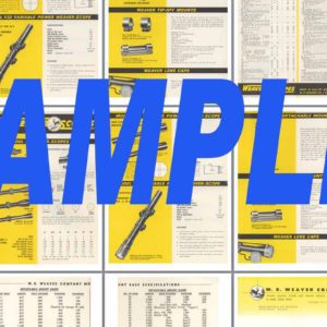 Weaver Scopes 1965 Color Brochure