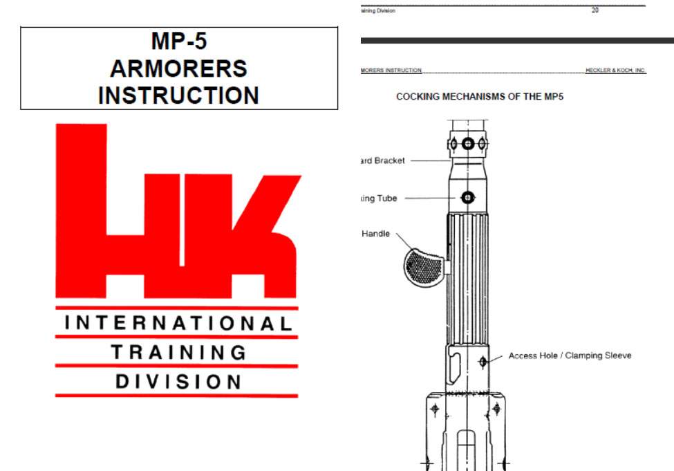Heckler & Koch GMBH HK MP5 SMG 1995 Armorers Manual - GB-img-0