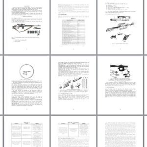 Dragunov 7.62 SVK Sniper Rifle Technical Description and Service Manual