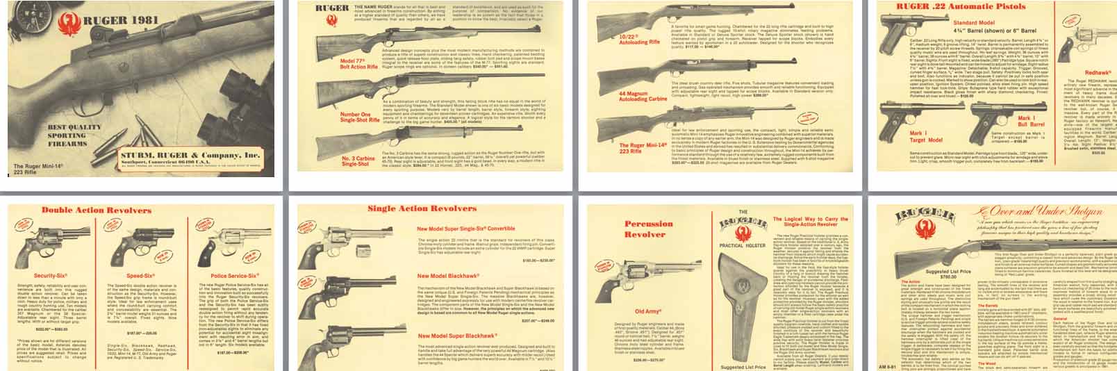 Ruger 1981 Gun Catalog - GB-img-0