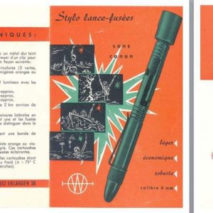 Wischo - Stylo lance-fusées Modele 61