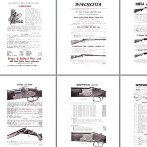 Evans & Balfour 1968 Gun Catalog - Melbourne, Australia